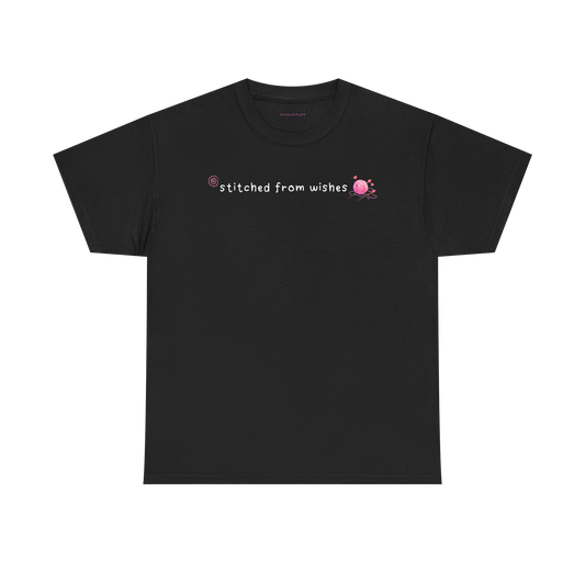 stitched from wishes baby tee