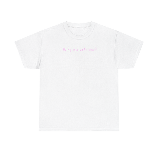 soft blur baby tee