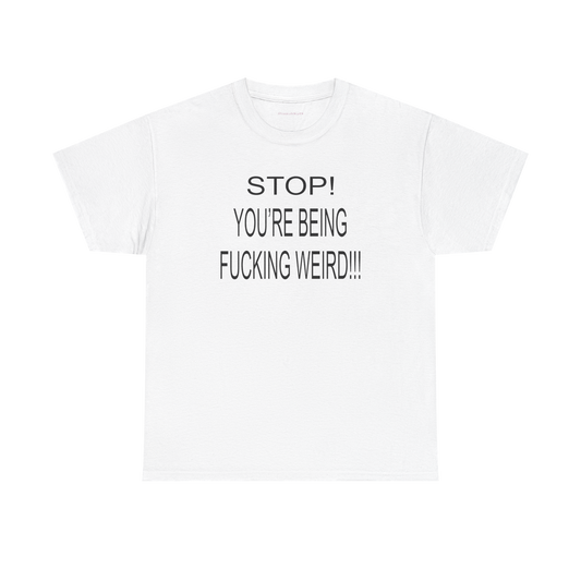 fucking weird baby tee