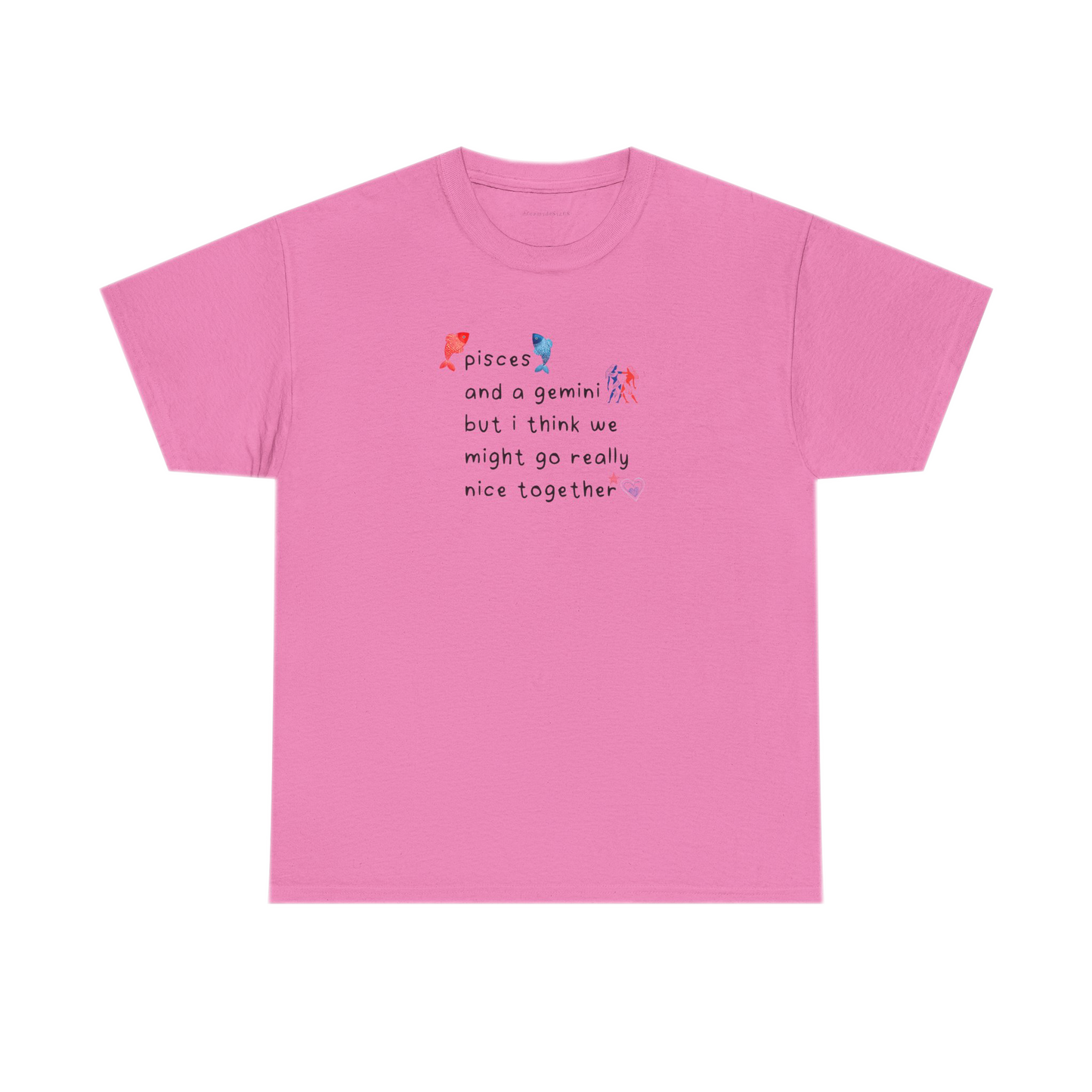 pisces and a gemini tee