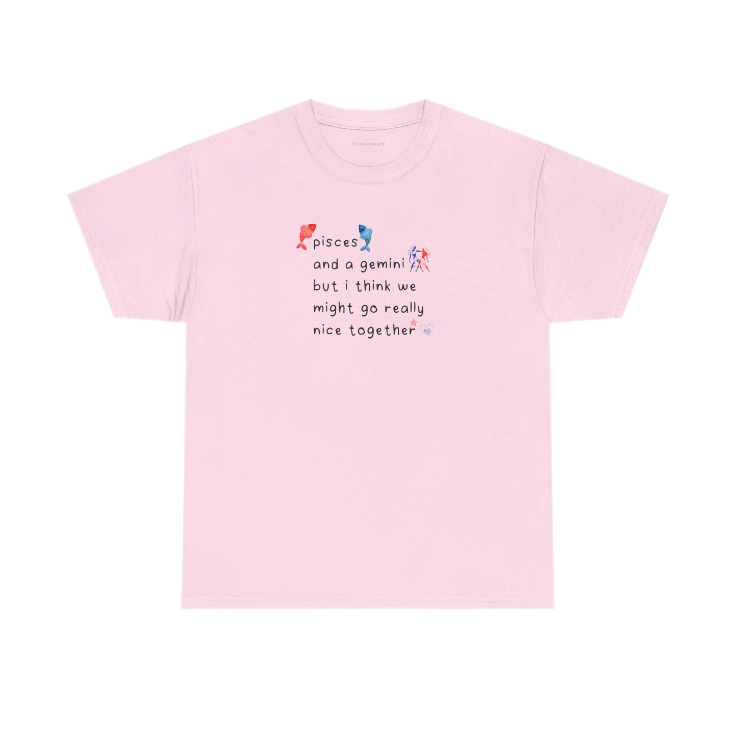 pisces and a gemini tee