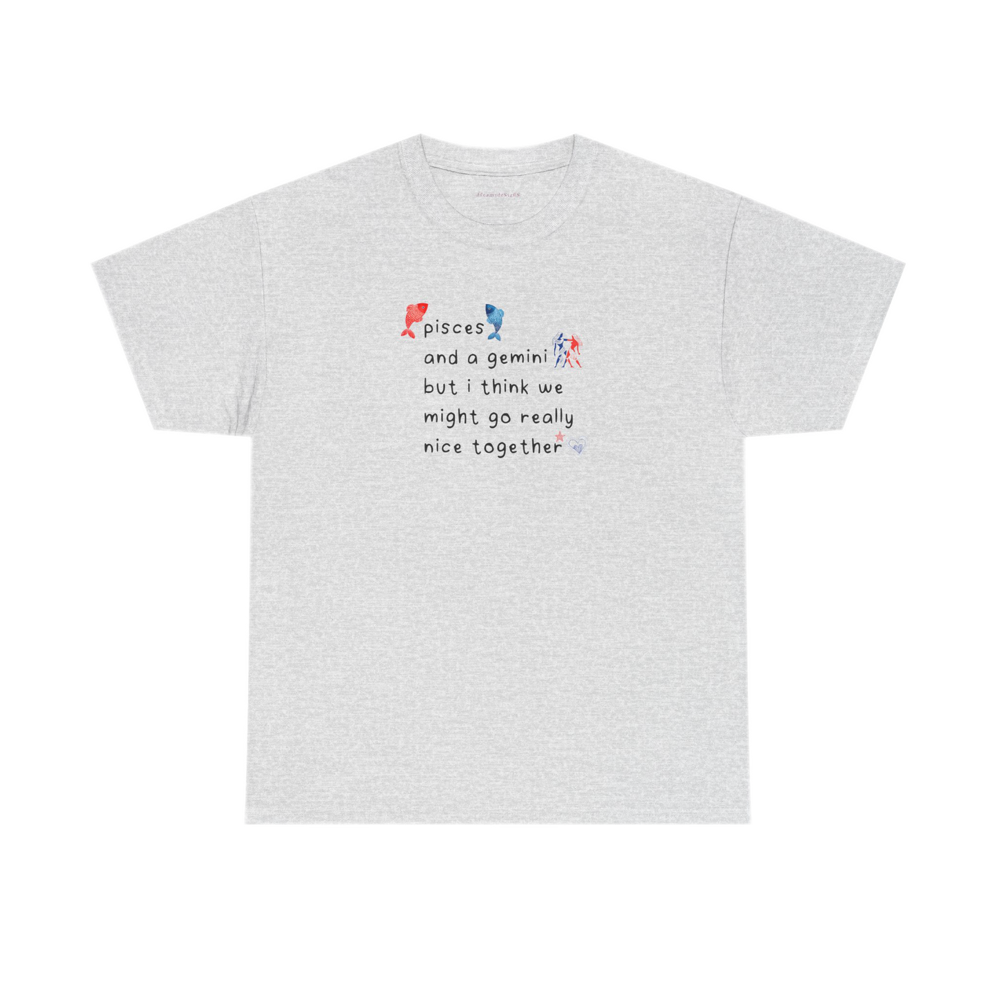 pisces and a gemini tee