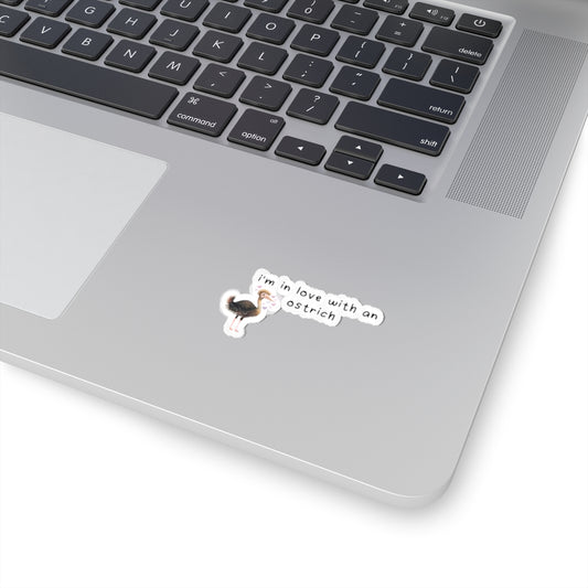 in love with an ostrich sticker