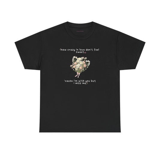 white flowers tee