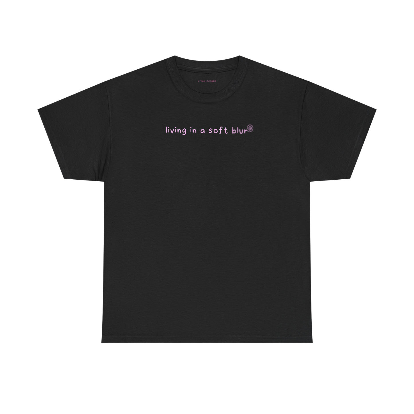 soft blur baby tee