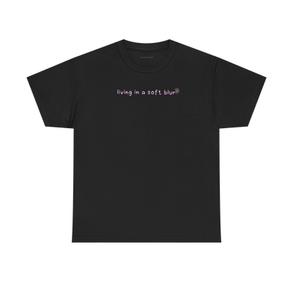 soft blur baby tee