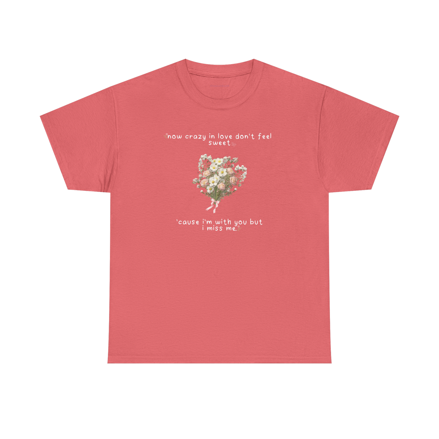 white flowers tee
