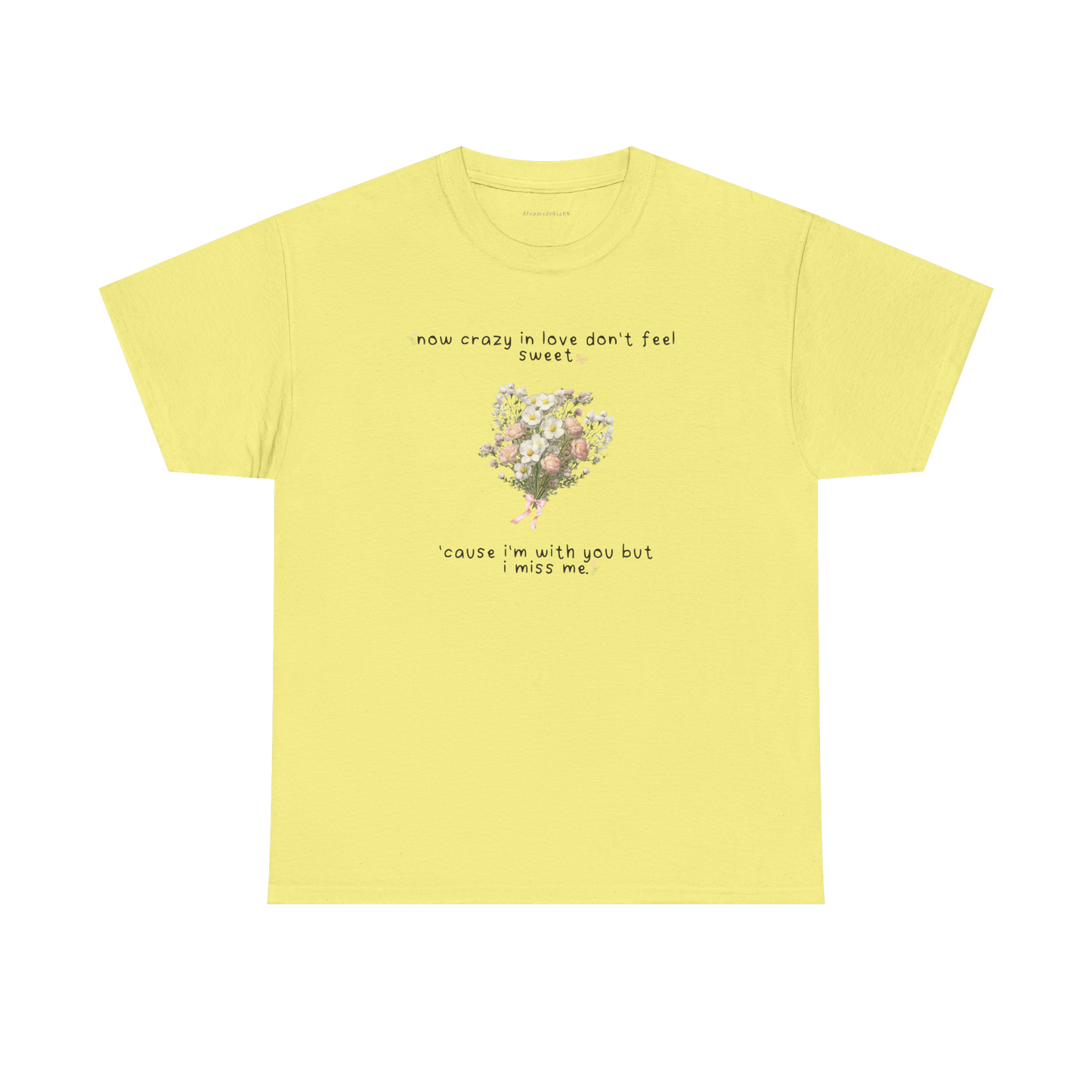 white flowers tee