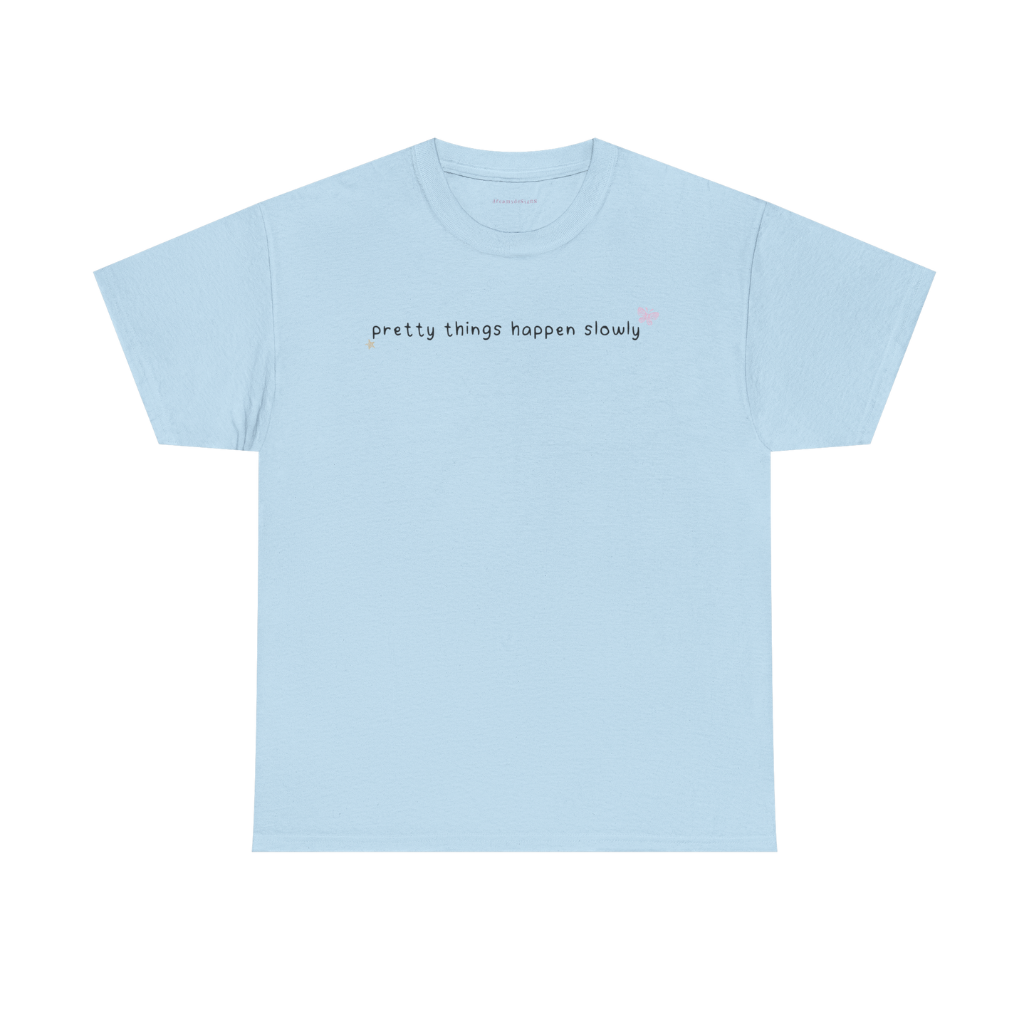 pretty things happen slowly baby tee