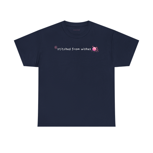 stitched from wishes baby tee