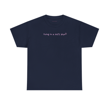 soft blur baby tee
