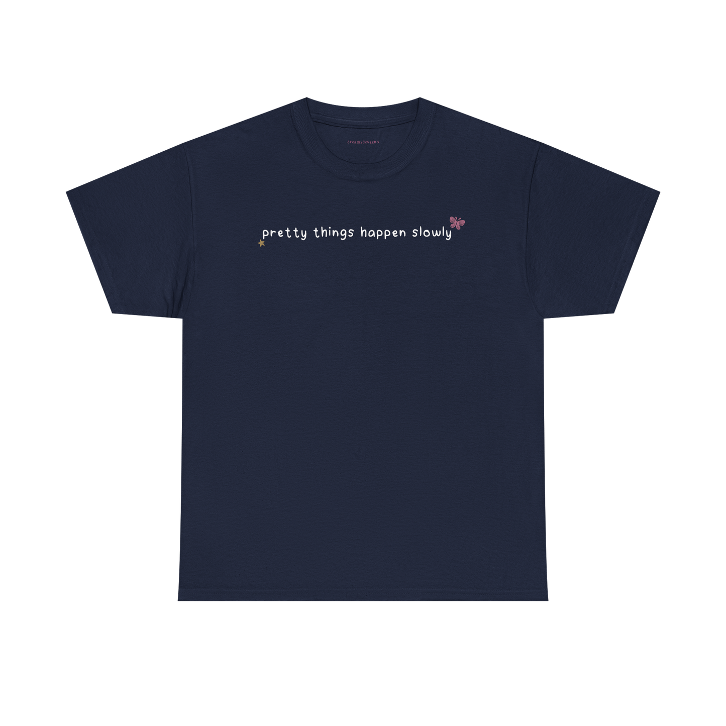 pretty things happen slowly baby tee