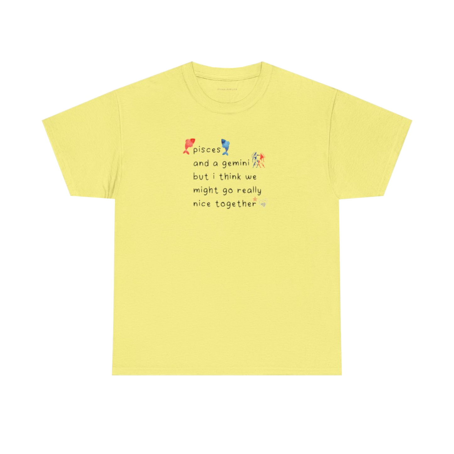 pisces and a gemini tee